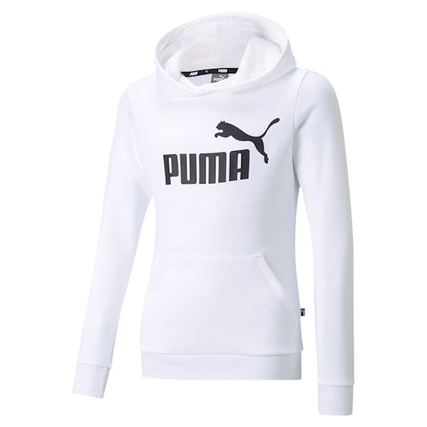 Puma Essential Logo Hættetrøje Hvid 5-6 Years Pige