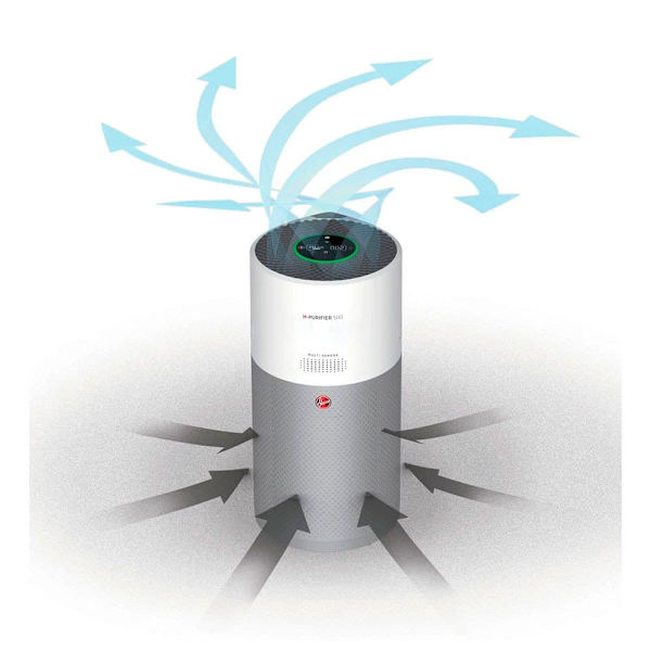 Candy Ilmanpuhdistin Hoover Hhp 50 Ca 011 H-purifier 500 Valkoinen,Harmaa EU Plug