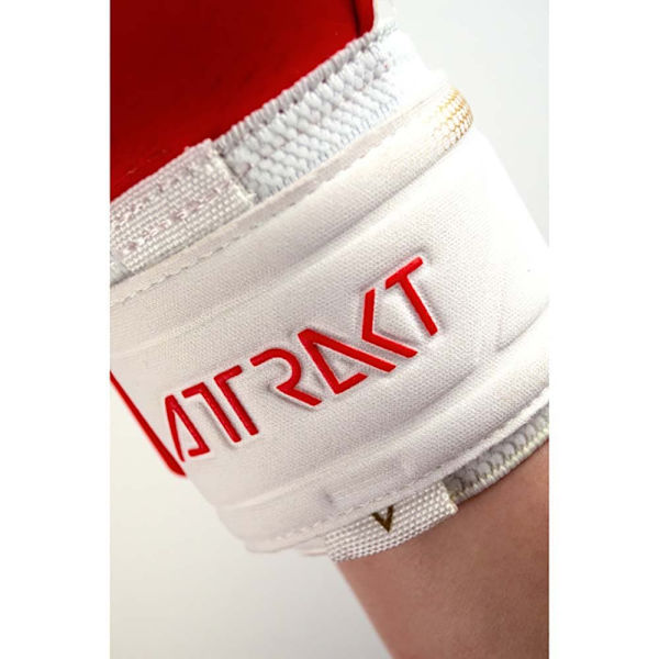 Reusch Målmandshandsker Attrakt Gold X Glueprint Beige,Hvid 7 1/2