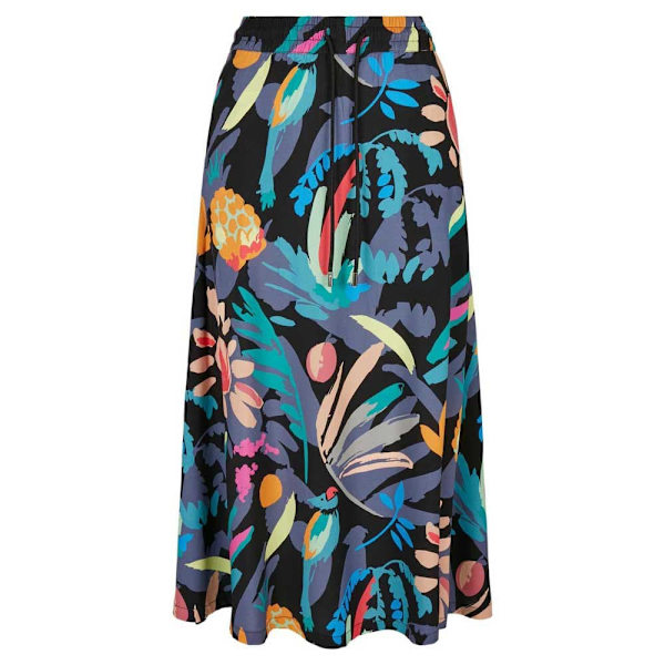 Urban Classics Midikjol Med Hög Midja Viscose Flerfärgad 4XL Kvinna