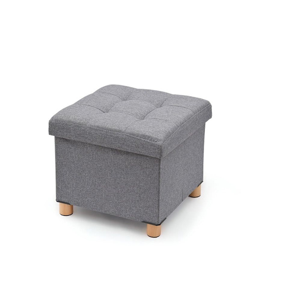 Domo Pack Living Förvaringspuff 38x38x34 Cm Grå