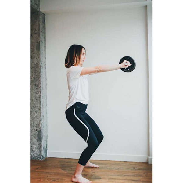 Blueball Sport Tights Med Høj Talje Line Sort L Kvinde