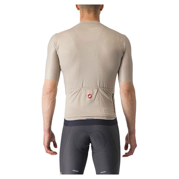 Castelli Espresso Korta ärmar Cykeltröja Beige S Man