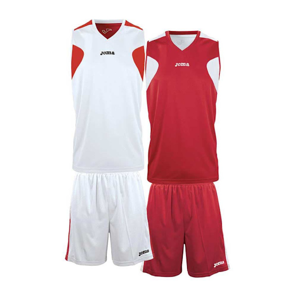 Joma Reversbile Basketball Röd,Vit 10-12 Years