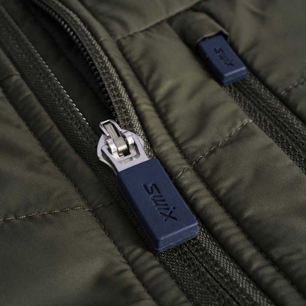 Swix Eristetty Hupullinen Takki Dynamic Hybrid Vihreä XL Mies