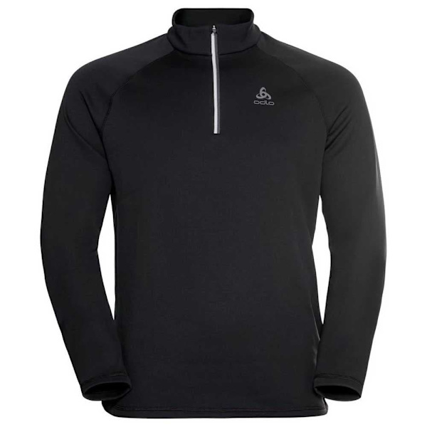 Odlo Besso 1/2 Lynlås Fleece Sort 2XL Mand