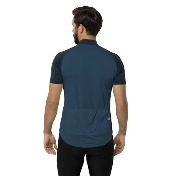 Jack Wolfskin Morobbia Fz T-shirt Med Korte ærmer Blå XL Mand