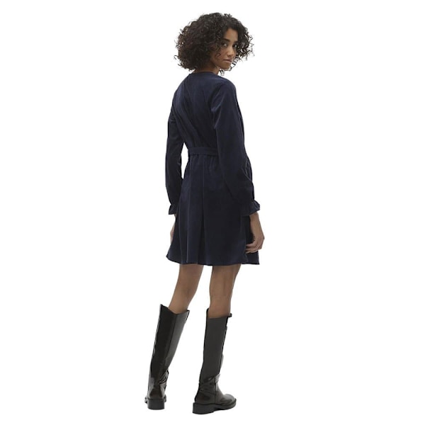 Vero Moda Langærmet Kjole Linda Blå M Kvinde