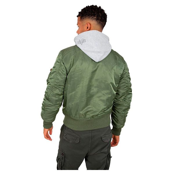 Alpha Industries Ma-1 D-tec Jakke Grøn M Mand
