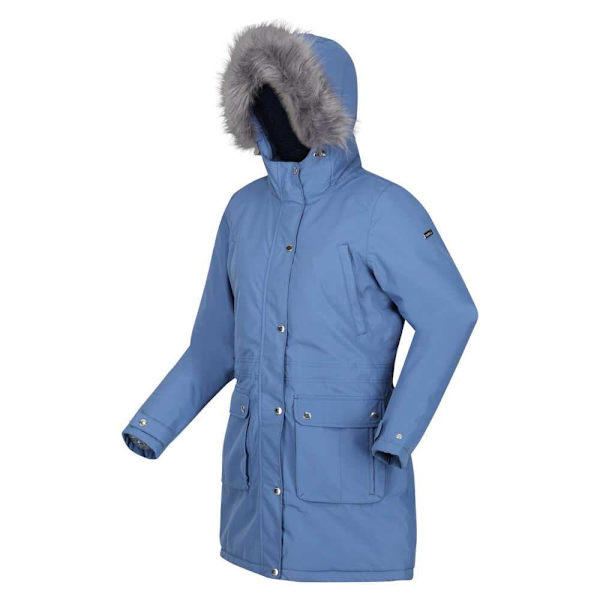 Regatta Voltera Parka Jakke Blå 14 Kvinde