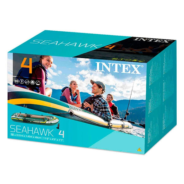 Intex Gummibåd Seahawk 4 Grå