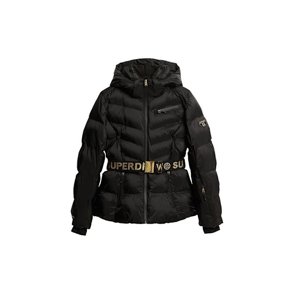 Superdry Luxe Jakke Sort M Kvinde