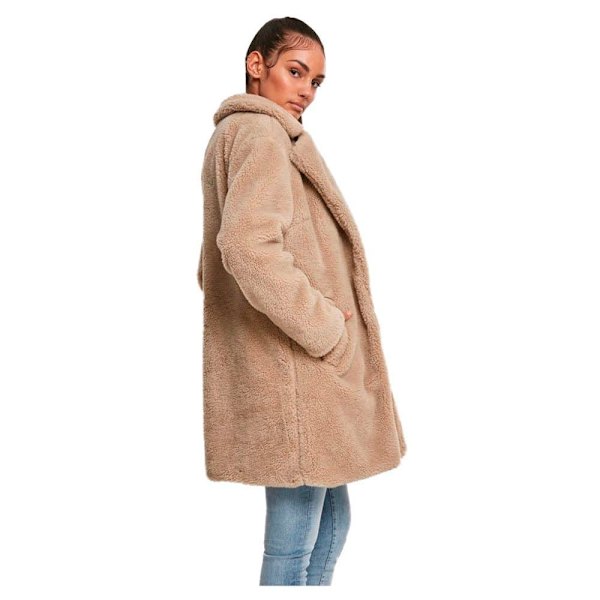 Urban Classics Overdimensioneret Parka Sherpa Beige S Kvinde
