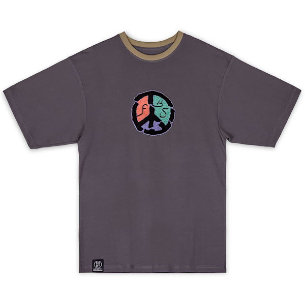 Grimey Lost Boys Heavyweight Lyhythihainen T-paita Harmaa 2XL Mies