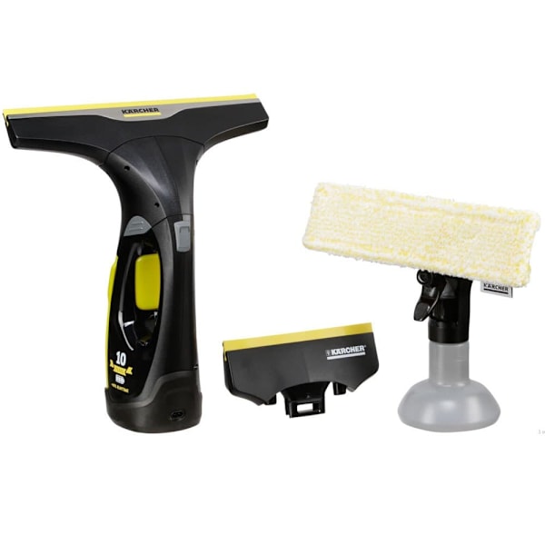 Karcher Wv 2 Premium 10 Flere år Udgave Glas Rengøring Dyse Sort Sort, Gul