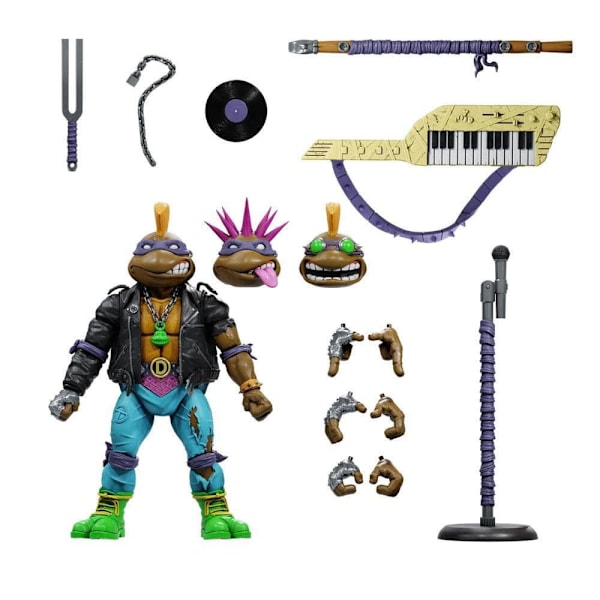 Super7 Teenage Mutant Ninja Turtles Ultimates Action Punker Donatello 18 Cm Kuvio