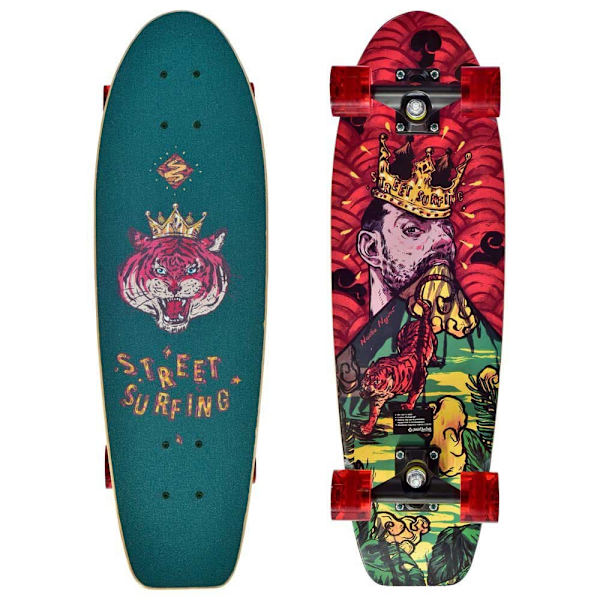 Street Surfing Kryssare Kicktail 28´ Royal Tiger Flerfärgad