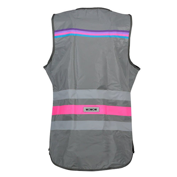 Wowow Fuld Refleksvest Lucy Grå M