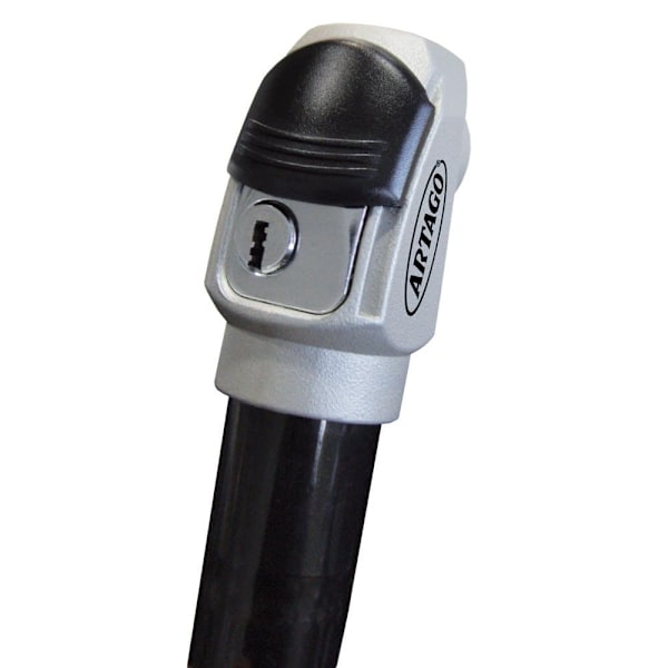 Artago Ohjaustangon Lukko Practic Style Piaggio Nrg 1998-2004 Hopeinen