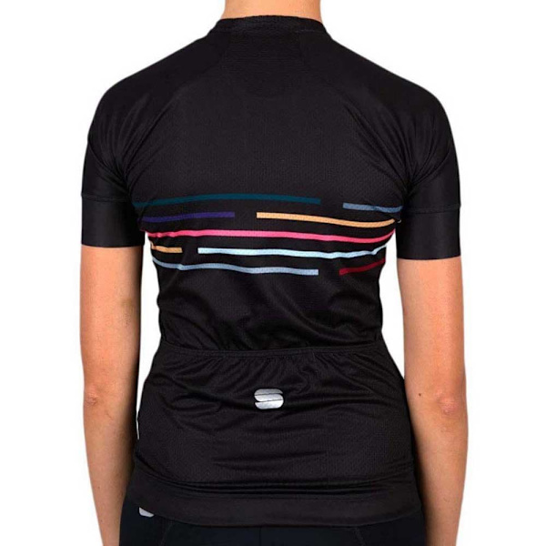 Sportful Kortærmet Jersey Velodrome Sort S Kvinde