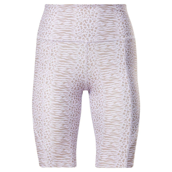 Reebok Kort Strumpbyxor Lux Bold High-waisted Modern Safari Print Lila S Kvinna