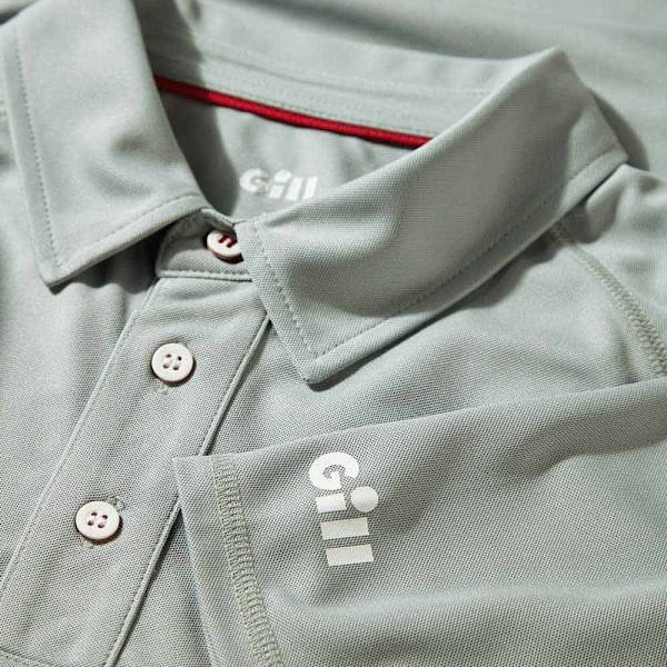 Gill Kortærmet Poloshirt Uv Tec Grå M Mand