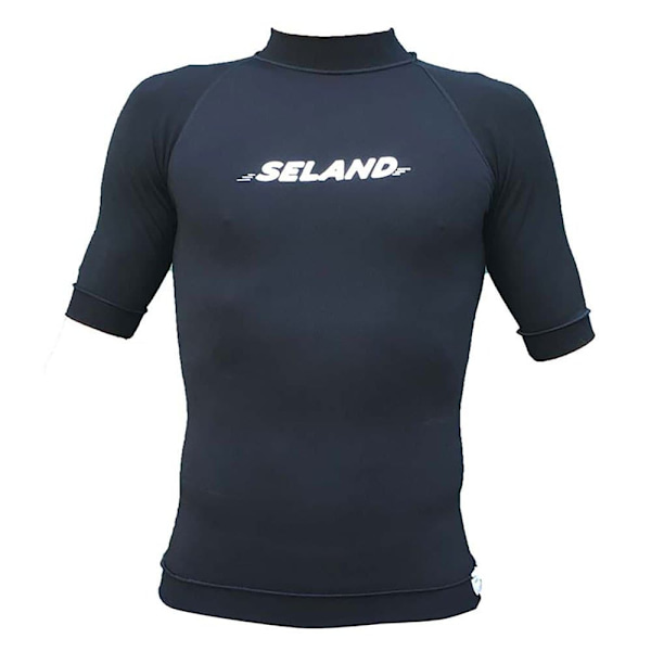 Seland Lyhythihainen T-paita Elastan Musta 2XL Mies