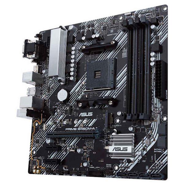 Asus Bundkort Am4 Prime B450m-a Ii Sort,Grå