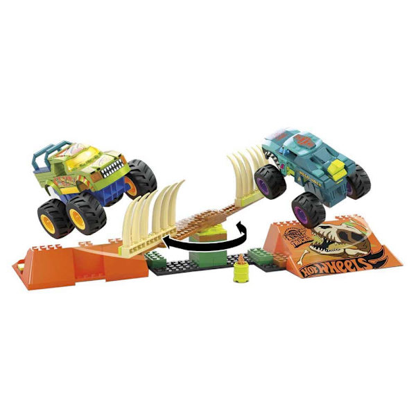 Mega Construx Hot Wheels Monster Trucks Pista Mega Wrex Monivärinen