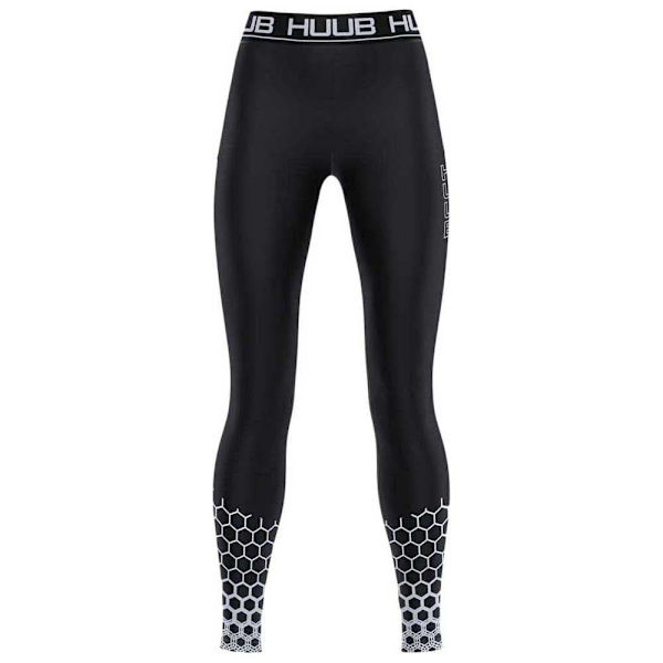 Huub Kompressionstights Sort L Kvinde