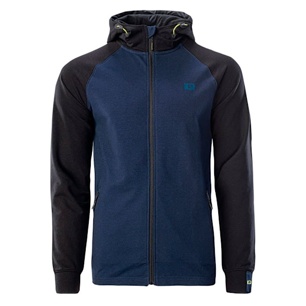 Iq Sweatshirt Med Fuld Lynlås Silve Blå S Mand