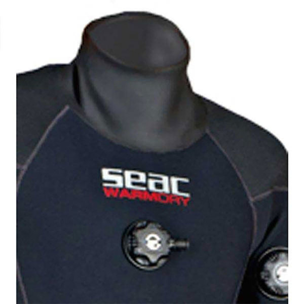 Seacsub Tørdragt Kvinde Warm Sort 2XL