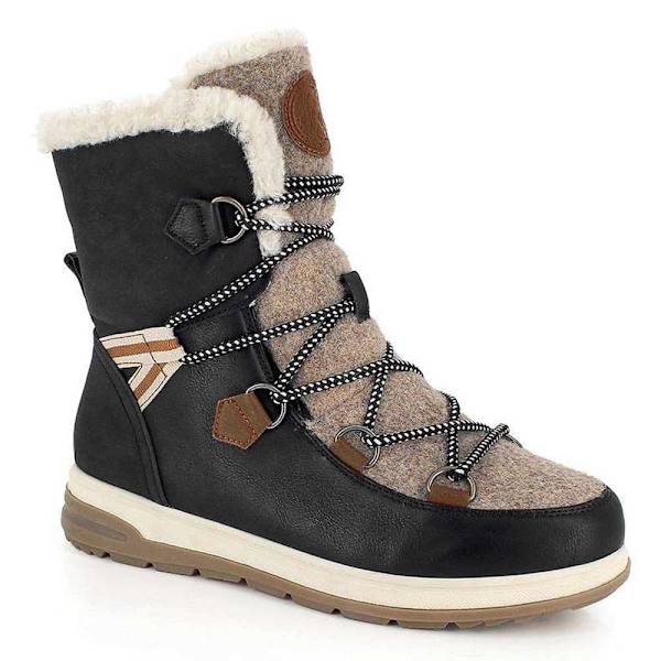 Kimberfeel Snökängor Ebelya Beige,Svart EU 39 Kvinna