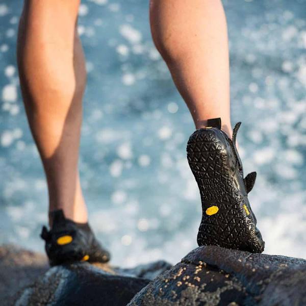 Vibram Fivefingers Løbe Skoe V Aqua Sort EU 36 Kvinde