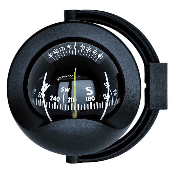 Autonautic Instrumental Multidirectional Bracket Mount Compass Conical Card C8-0025 Svart