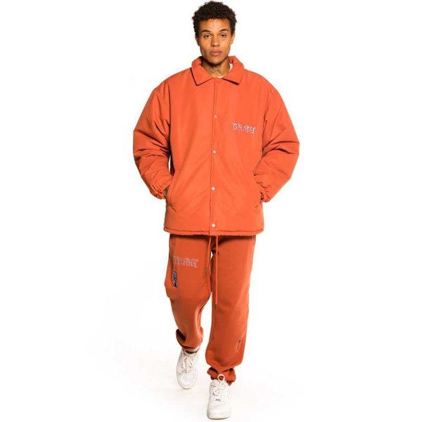 Grimey Jazz Thing Heavy Coach Jakke Orange M Mand