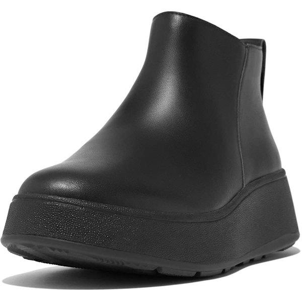 Fitflop StØvler F-mode Leather Flatform Zip Ankle Sort EU 40 Kvinde