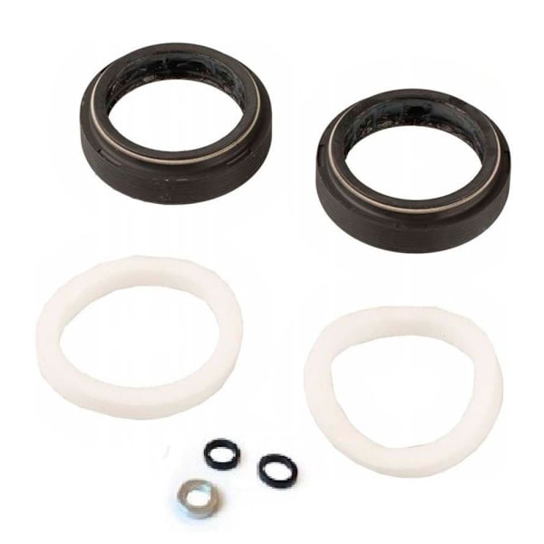 Racingbros Lycan Wiper Rimless Gaffeltætningssæt Til Fox/rock Shox/magura/manitou/x-fusion Hvid,Sort 38 mm