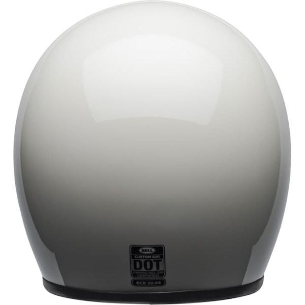 Bell Custom 500 åben Hjelm Hvid S