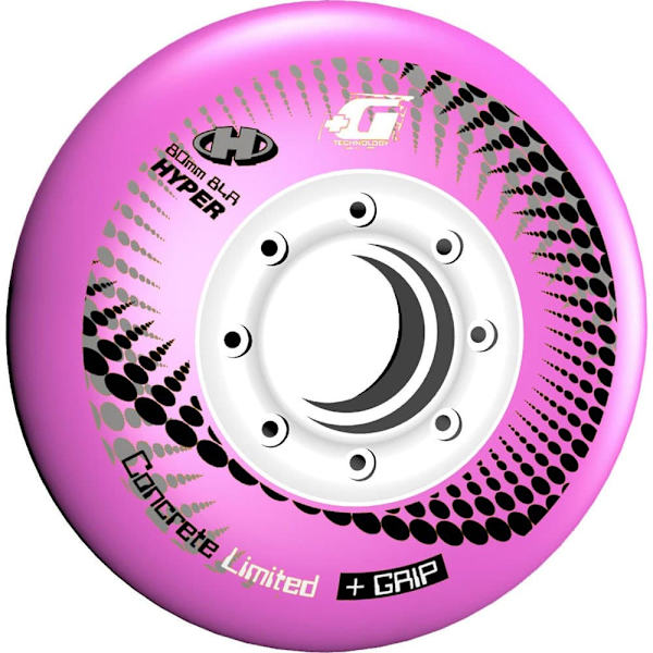 Hyper Wheels Urban Concrete +g 4 Units Rosa 72 mm / 84A