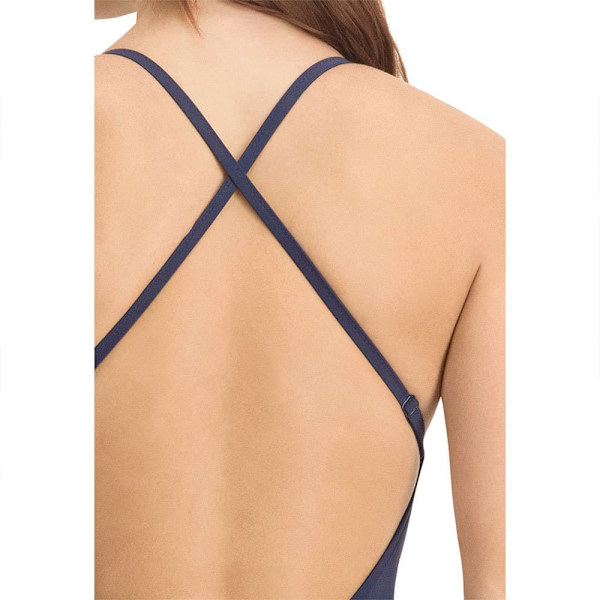 Puma Baddräkt V Neck Blå XL Kvinna