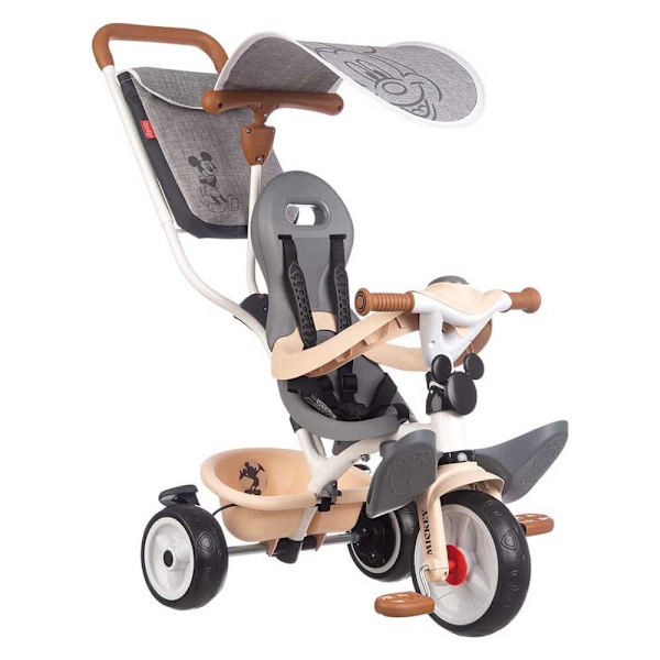 Smoby Trehjuling Mickey Baby Balade Plus Silver