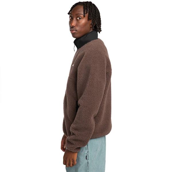 Element Classic Sherpa Kokovetoketjullinen Collegepaita Ruskea M Mies