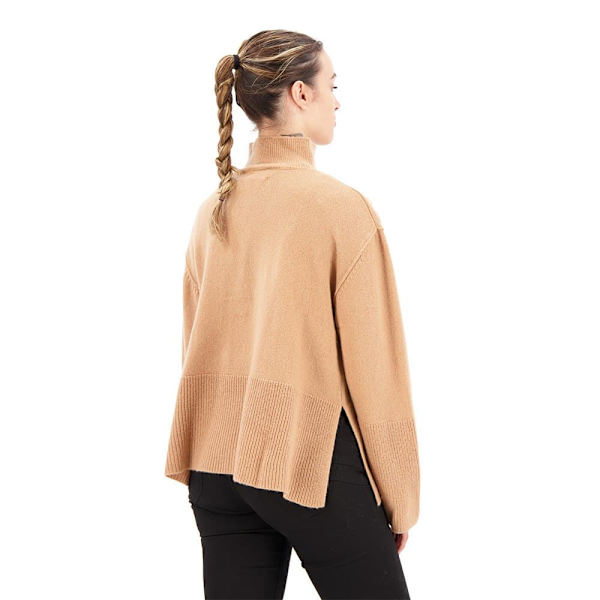 Salsa Jeans Turtle Neck Sweater 21007133 Beige M Kvinde