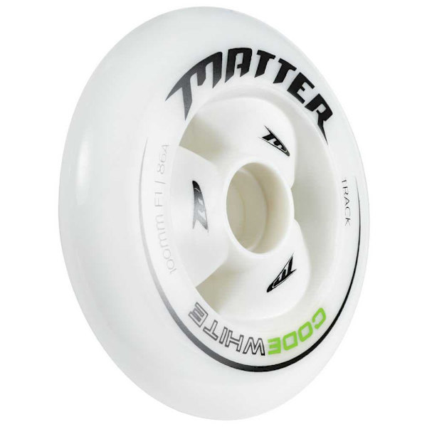 Matter Wheels Hjul Code F1 Vit 100 mm