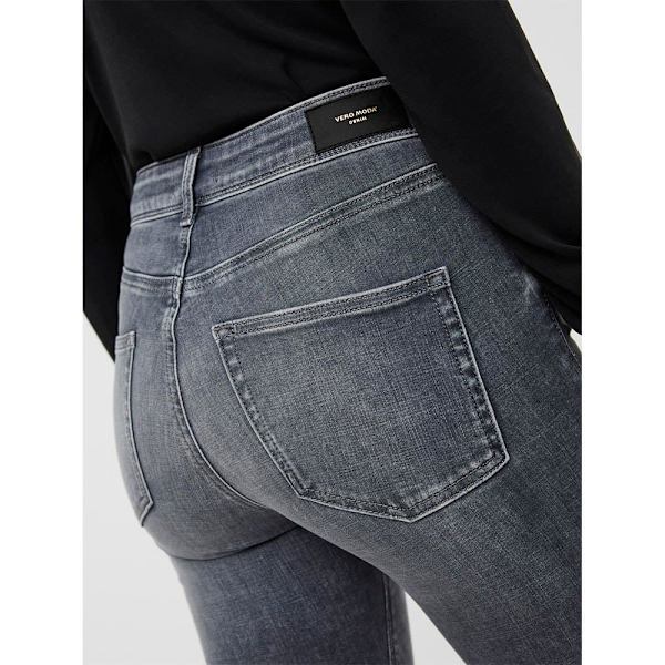 Vero Moda Lux Mr Slim Ri201 Ga Jeans Grå XL / 30 Kvinde