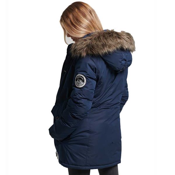 Superdry Jakke Ashley Everest Blå S Kvinde