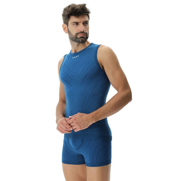 Uyn Motyon 2.0 Ærmeløs Baselayer Blå 2XL Mand
