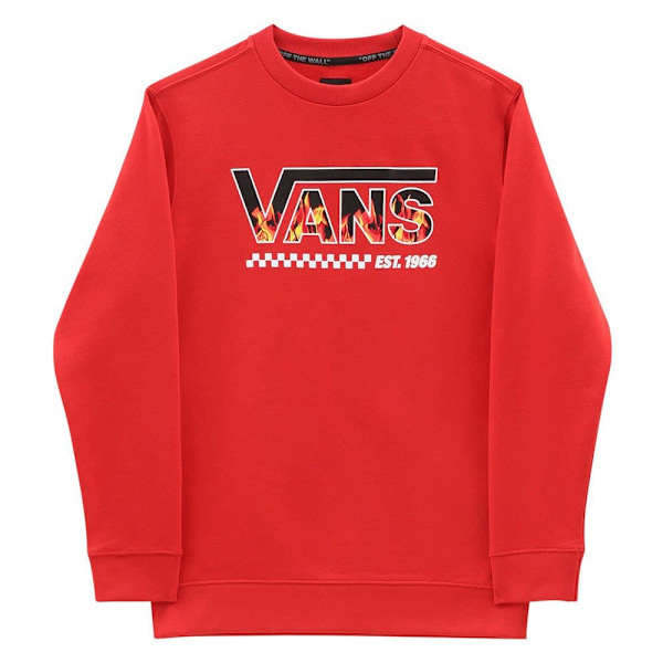 Vans Digi Flames Boy Tröja Röd XL