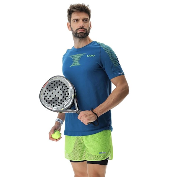 Uyn Kortärmad T-shirt Padel Series Smash Blå M Man